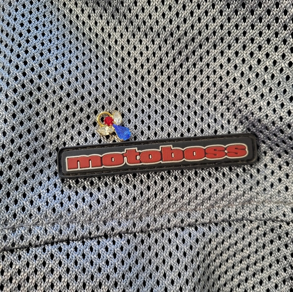 Motoboss Heavy Duty Motorcycle Jacket with Padding Men's Size Large - Picture 10 of 15